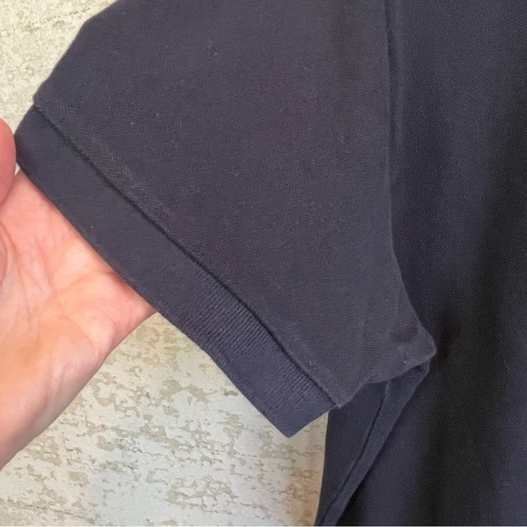 Men's Nashville Hard Rock Cafe Thick Polo Shirt Sz L Black Embroidered - Picture 8 of 16